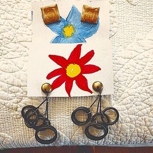 Vintage 80's earrings